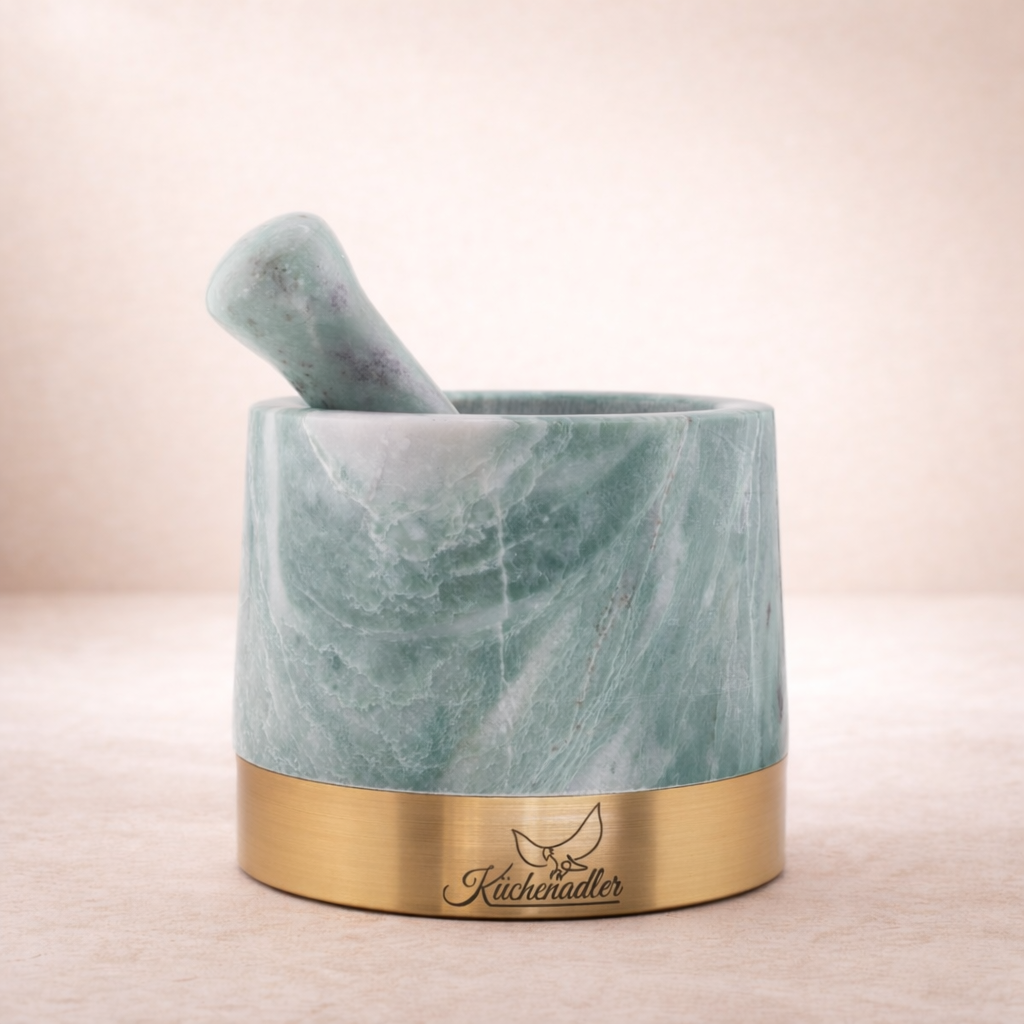Mörser aus Green Ming – Helle Maserung